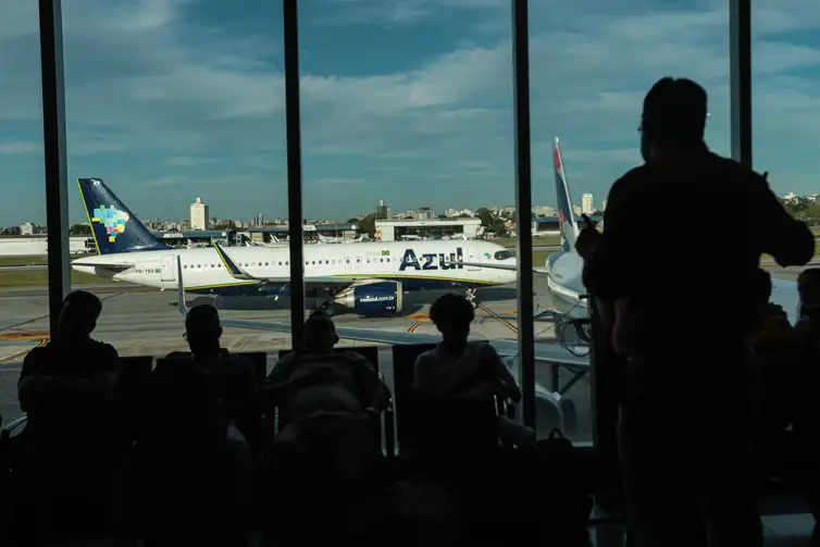 São Paulo (SP) 11/12/2025 . Movimento nas salas de embarque do Aeroporto de Congonhas.
Foto Paulo Pinto/Agencia Brasil