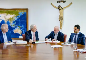 Brasília (DF), 31/10/2025 - Presidente da República, Luiz Inácio Lula da Silva, durante assinatura do Projeto de Lei Antifacção, elaborado pelo Governo do Brasil, no Palácio do Planalto. Foto: Ricardo Stuckert/PR