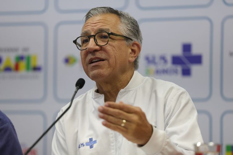 Fabio Rodrigues-Pozzebom/ Agência Brasília Brasília (DF) 05/03/2026 - O ministro da Saúde, Alexandre Padilha, anuncia pacote de medidas voltadas à proteção e ao cuidado integral da saúde das mulheres no SUS, em alusão ao Dia Internacional da Mulher.Foto: Fabio Rodrigues-Pozzebom/ Agência Brasil