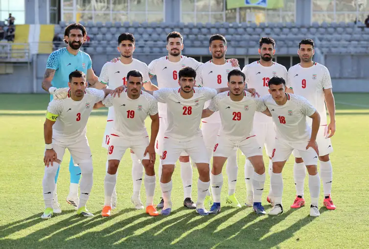 FILE PHOTO: Soccer Football - International Friendly - Iran v Gambia - Mardan Sports Complex, Antalya, Turkey - May 29, 2026  Iran players pose for a team group photo before the match REUTERS/Umit Bektas/File Photo