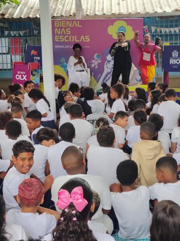 Divulgação/Bienal nas Escolas Rio de Janeiro - 05/06/2026 - Bienal das Escolas. Foto: Divulgação/Bienal nas Escolas