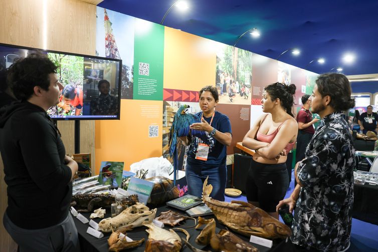 Rio de Janeiro (RJ), 29/07/2026 – Público visita a ExpoT&C, maior feira científica da América Latina durante a SBPC, na Universidade Federal Fluminense, em Niterói (RJ). Foto: Tomaz Silva/Agência Brasil